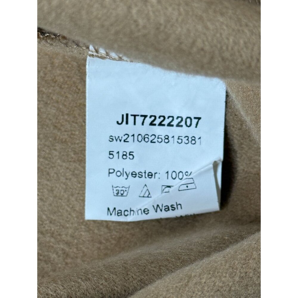 SHEIN Curve Flare Skirt Tan A Line Mini Soft Academia Old Money Size 2XL - Picture 4 of 7